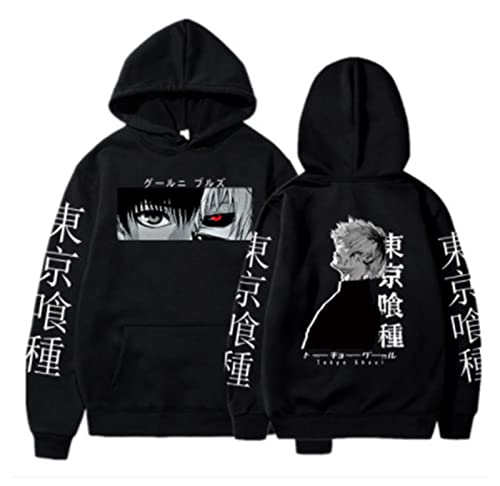 Famesale Tokyo Ghoul Hoodie Pullover Japanischer Anime Tokyo Ghoul Sweatshirt Pullover Cosplay Kostüm von Famesale