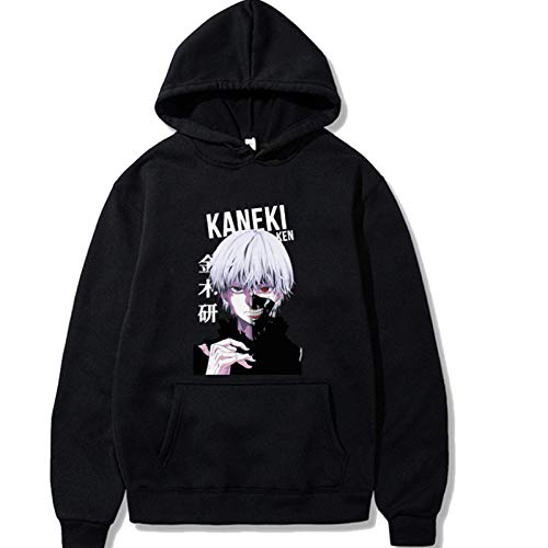 Tokyo Ghoul Pullover Hoodie Anime Kaneki Ken Hoodies Langarm Sportswear Hooded Sweatshirt für Männer/Frauen von Famesale