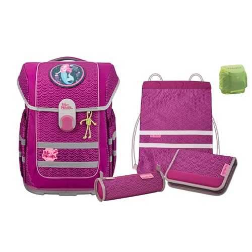 Familando Mädchen Schulranzen 1. Klasse, Meerjungfrau Schultasche McNeill Ergo Complete, Ergonomisch, Leicht 1.150 Gramm, Geräumig 20 L Volumen, Nachhaltig von Familando