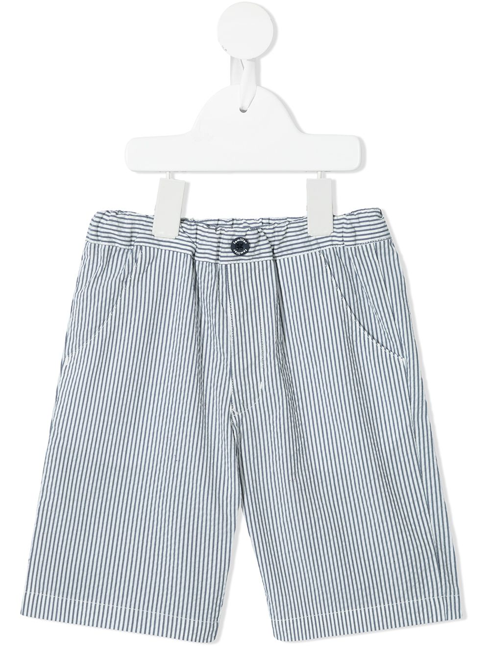 Familiar Gestreifte Shorts - Grau von Familiar