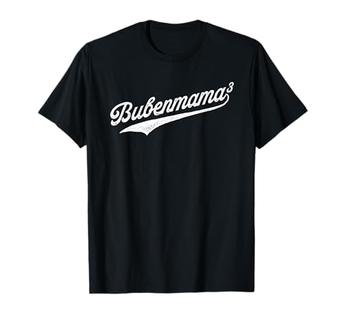 Bubenmama - Buben Mama - Mama von drei Jungs - 3 Söhne T-Shirt Bubenmama - Buben Mama - Mama von drei Jungs - 3 Söhne T-Shirt von Familie Mama Papa Kinder