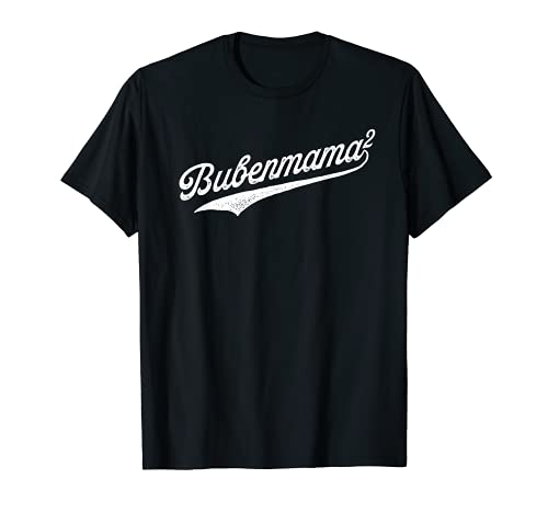 Bubenmama - Buben Mama - Mama von zwei Jungs - 2 Söhne T-Shirt von Familie Mama Papa Kinder