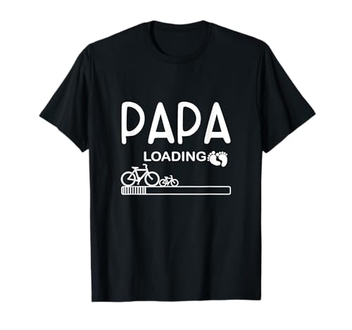 Herren Papa loading 2021 Fahrrad MTB Baby Werdender Vater Geschenk T-Shirt Herren Papa loading 2021 Fahrrad MTB Baby Werdender Vater Geschenk T-Shirt von Familie Nachwuchs Downhill Geburt Schwangerschaft