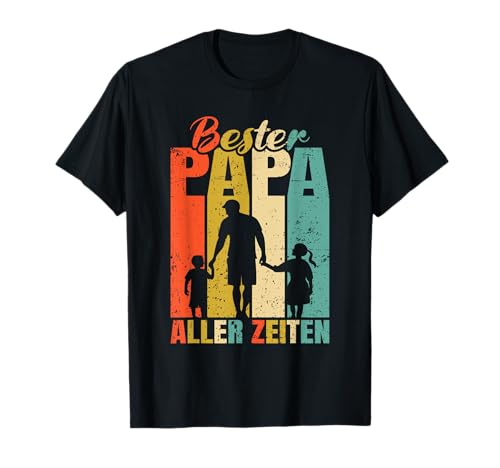 Bester Papa aller Zeiten 2 Kinder Ehemann zweifacher Papa T-Shirt Bester Papa aller Zeiten 2 Kinder Ehemann zweifacher Papa T-Shirt von Familie Vater Sohn & Tochter Zweites Kind Vatertag