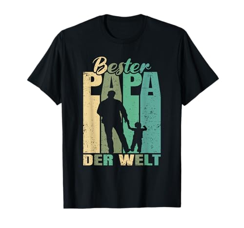 Bester Papa der Welt 1 Kind Ehemann Papa T-Shirt von Familie Vater Sohn & Tochter Zweites Kind Vatertag