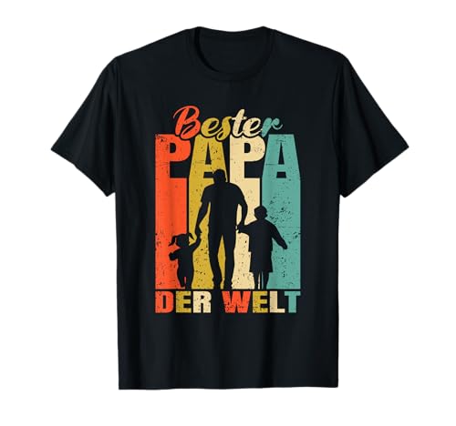 Bester Papa der Welt 2 Kinder Ehemann zweifacher Papa T-Shirt Bester Papa der Welt 2 Kinder Ehemann zweifacher Papa T-Shirt von Familie Vater Sohn & Tochter Zweites Kind Vatertag