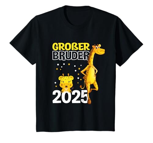 Großer Bruder 2025 - Giraffe neues Baby Familie Geschenkidee T-Shirt Großer Bruder 2025 - Giraffe neues Baby Familie Geschenkidee T-Shirt von Familie Verkündung Schwangerschaft Überraschung