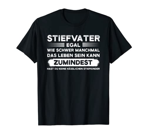 Herren Stiefvater Stiefkinder Stiefvater Familie T-Shirt von Familie & Bonus Papa Geschenk