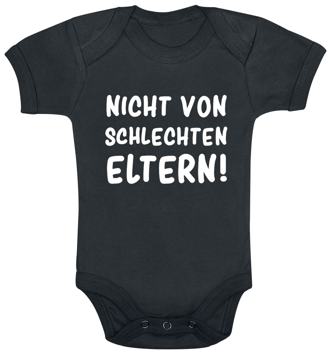 Familie & Freunde Body für Babys - Nicht von schlechten Eltern - Kids - Nicht von schlechten Eltern - für Mädchen & Jungen - schwarz von Familie & Freunde