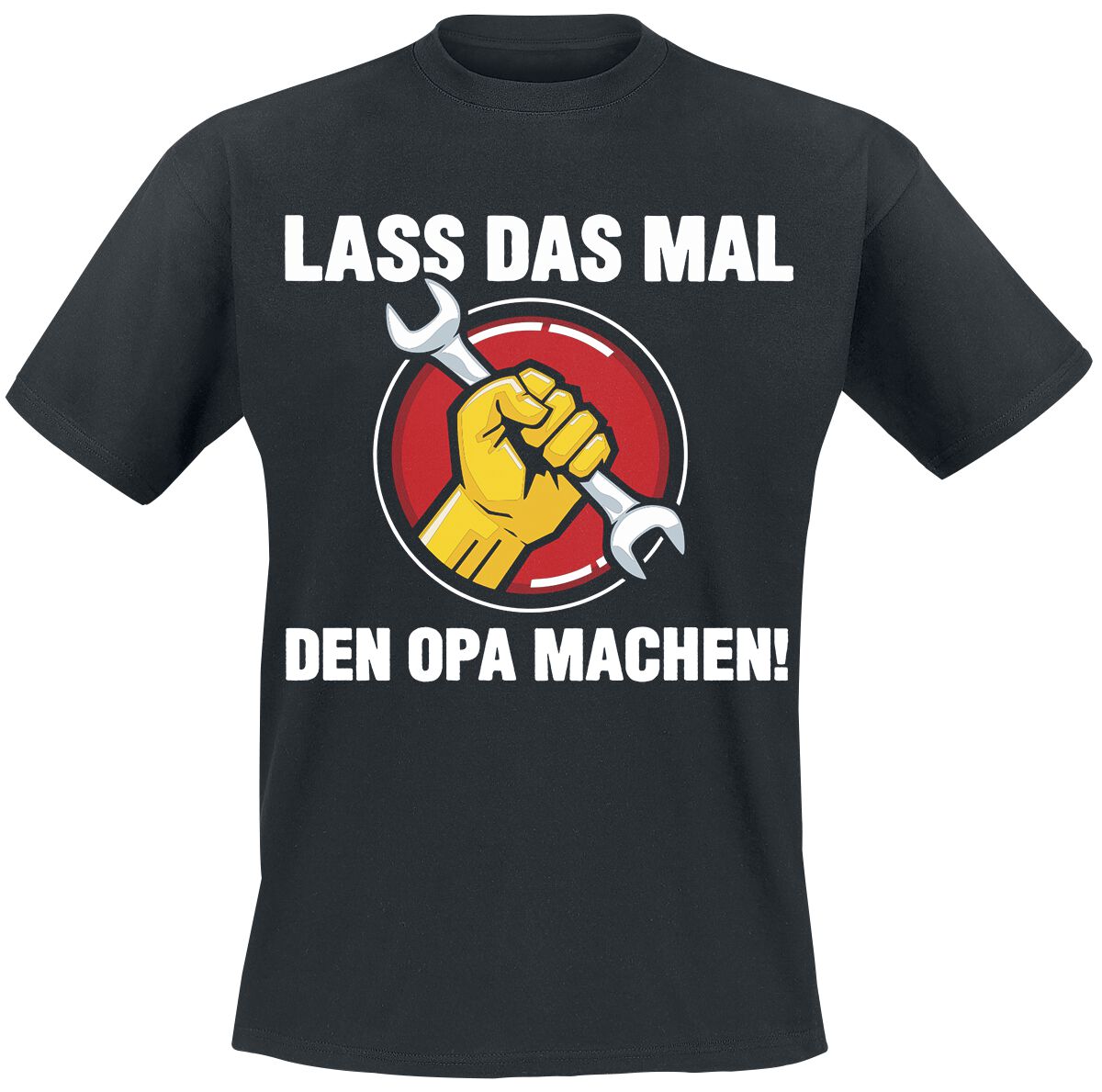 Familie & Freunde Lass das mal den Opa machen T-Shirt schwarz in 3XL von Familie & Freunde