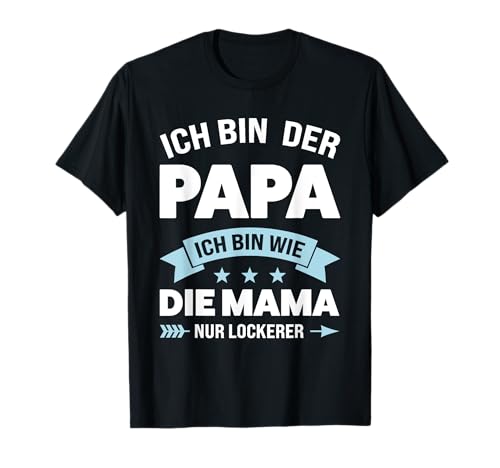 Papa Ich bin wie Mama nur Schließfach Papa Familie T-Shirt Papa Ich bin wie Mama nur Schließfach Papa Familie T-Shirt von Familie & Vater Geschenk