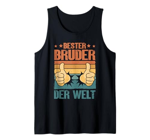 Herren Lustiger Spruch für den besten Bruder der Welt Tank Top Herren Lustiger Spruch für den besten Bruder der Welt Tank Top von Familien Geschenke