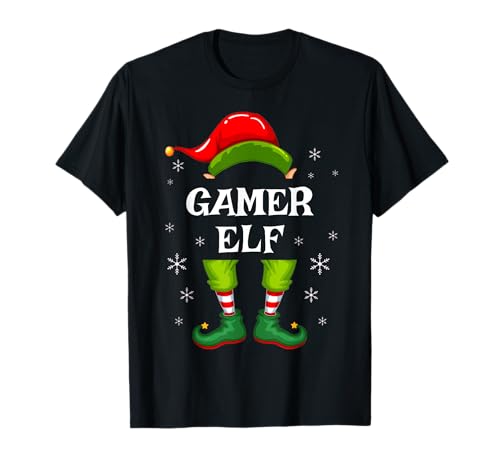 Gamer Elf shirt Familien Weihnachten Geschenk männer frauen T-Shirt Gamer Elf shirt Familien Weihnachten Geschenk männer frauen T-Shirt von Familien Outfit Weihnachten ELF Matching Geschenk