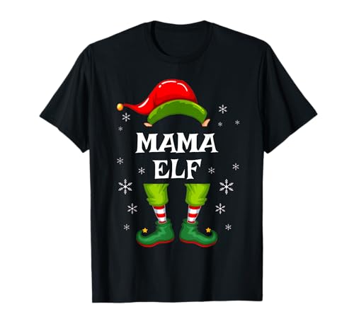 Mama Elf shirt Familien Weihnachten Geschenk für mutter T-Shirt Mama Elf shirt Familien Weihnachten Geschenk für mutter T-Shirt von Familien Outfit Weihnachten ELF Matching Geschenk