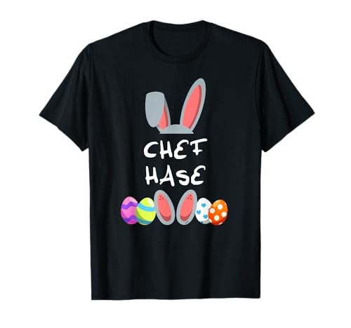 Chef Hase Osterhase Partnerlook Outfit Männer Frauen Ostern T-Shirt Chef Hase Osterhase Partnerlook Outfit Männer Frauen Ostern T-Shirt von Familien Partnerlook Oster Geschenke by KaMi