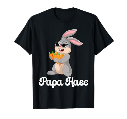 Papa Hase Osterhase Ostergeschenk Partnerlook Outfit Männer T-Shirt von Familien Partnerlook Oster Geschenke für Herren