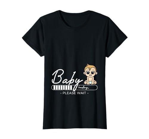 Baby Loading Please Wait Muttertag Werdende Mutter Familie T-Shirt Baby Loading Please Wait Muttertag Werdende Mutter Familie T-Shirt von Familien Schwangerschaft Kinder Baby Fun Geschenke
