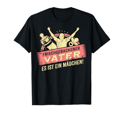 Frischgebackener Vater T-Shirt: Papa Mädchen Tochter rot T-Shirt Frischgebackener Vater T-Shirt: Papa Mädchen Tochter rot T-Shirt von Familien T-Shirts - Stolz Opa Onkel Papa werden