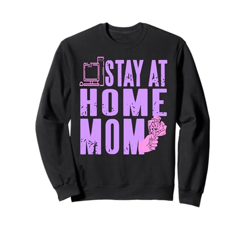 Lustige Zuhause Mama Technik Humor Geld Lifestyle Sweatshirt von Familienhumor für Mütter zwischen