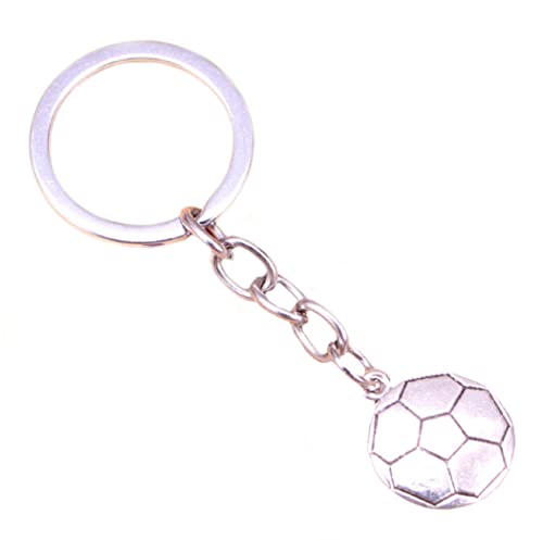 Ball flach Schlüsselanhänger Fussball Soccer | Kicken | Kicker | Bundesliga | Liga | Geschenk | Männer | Herren | Jungen | Kinder | Fußball von Familienkalender