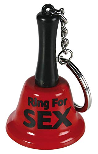 Familienkalender Ring for Sex Schlüsselanhänger | Geschenk für Männer | Jungen | Spielzeug | Scherzartikel | Glocke | Klingel | von Familienkalender