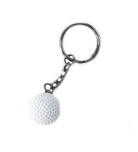 Golf Golfball Schlüsselanhänger 2cm | Geschenk | Männer | Herren | Damen | Frauen | Kinder |Golfschläger | Golfplatz | Sport von Familienkalender