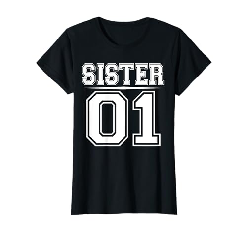 Schwester 01 | Familienoutfit | Set Kinder Bruder & Sister T-Shirt von Familienlook Bruder & Schwester