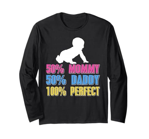 Mama und Papa Ergeben EIN Perfektes Baby Humor-Ausdruck Langarmshirt von Familienspaß Aussage Humorvolle Babyfreude