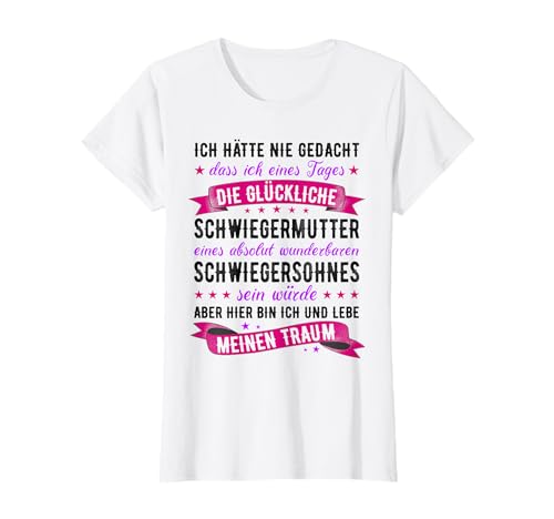 Damen Lustiges Schwiegermutter Geschenk | Schwiegersohn Spruch T-Shirt von Familienspaß by FrechWitz