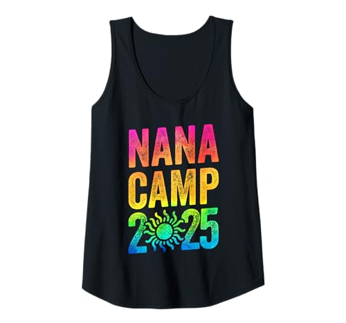 Damen Nana Camp 2025 Familienurlaub Camping Tank Top von Familienurlaub Camping