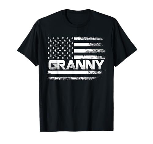 Geschenk für Oma, Amerika-Flagge, Muttertagsgeschenk für Frauen T-Shirt Geschenk für Oma, Amerika-Flagge, Muttertagsgeschenk für Frauen T-Shirt von Family America Flag Gift