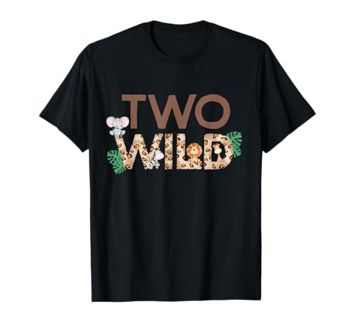 Wild Two Animal Safari 2. Geburtstag Thema Familie Junge Mädchen T-Shirt Wild Two Animal Safari 2. Geburtstag Thema Familie Junge Mädchen T-Shirt von Family Animal Safari Wild Two Birthday Party Theme