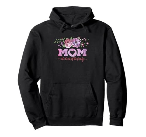 Mama Das Herz der Familie Blumenkunst Pullover Hoodie Mama Das Herz der Familie Blumenkunst Pullover Hoodie von Family Celebration Floral Mom Love