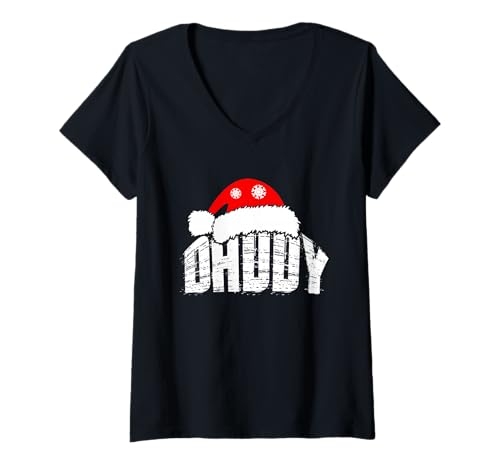 Damen Weihnachtsdesign mit Aufschrift Mummy - Daddy - Flown - Faith T-Shirt mit V-Ausschnitt Damen Weihnachtsdesign mit Aufschrift Mummy - Daddy - Flown - Faith T-Shirt mit V-Ausschnitt von Family Christmas Design - Mummy - Daddy - Flown