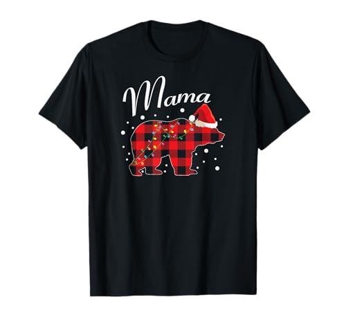 Mama Bär Weihnachten T-Shirt Mama Bär Weihnachten T-Shirt von Family Christmas Pajama Top