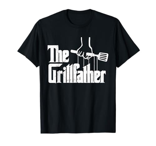 Herren THE GRILLFATHER Dad Chef Grillen Grill Master BBQ T-Shirt T-Shirt Herren THE GRILLFATHER Dad Chef Grillen Grill Master BBQ T-Shirt T-Shirt von Family Collection T-Shirts
