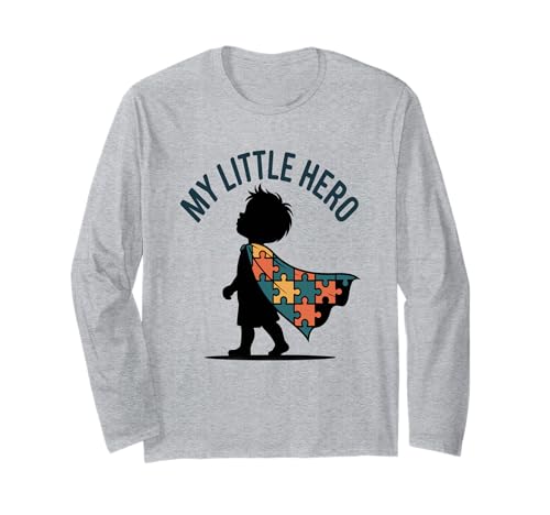 My Superhero Kids Parent Neuiodivergent Autismus Autistic Langarmshirt My Superhero Kids Parent Neuiodivergent Autismus Autistic Langarmshirt von Family Cutey PH Merch Designs Art Store