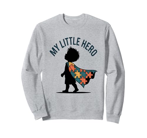 My Superhero Kids Parent Neuiodivergent Autismus Autistic Sweatshirt My Superhero Kids Parent Neuiodivergent Autismus Autistic Sweatshirt von Family Cutey PH Merch Designs Art Store