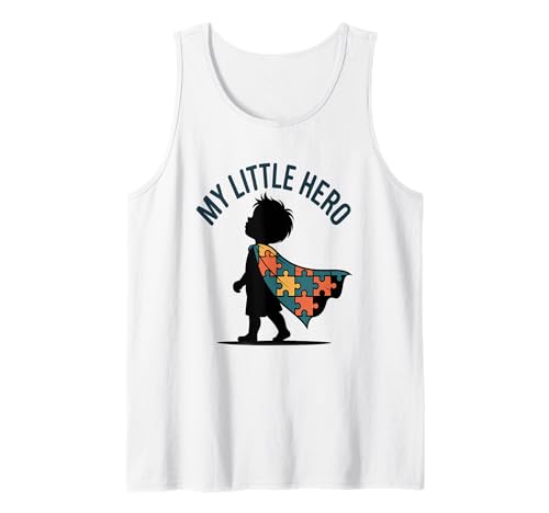 My Superhero Kids Parent Neuiodivergent Autismus Autistic Tank Top My Superhero Kids Parent Neuiodivergent Autismus Autistic Tank Top von Family Cutey PH Merch Designs Art Store