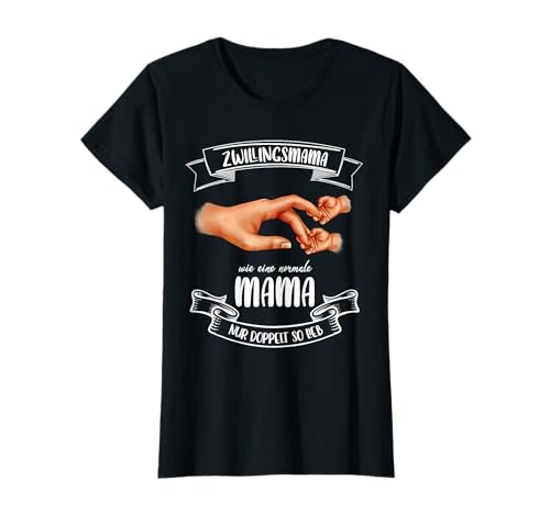 Mama von Zwillingen | Babyparty Zwillinge | Gemini Mama T-Shirt Mama von Zwillingen | Babyparty Zwillinge | Gemini Mama T-Shirt von Family-First Shop
