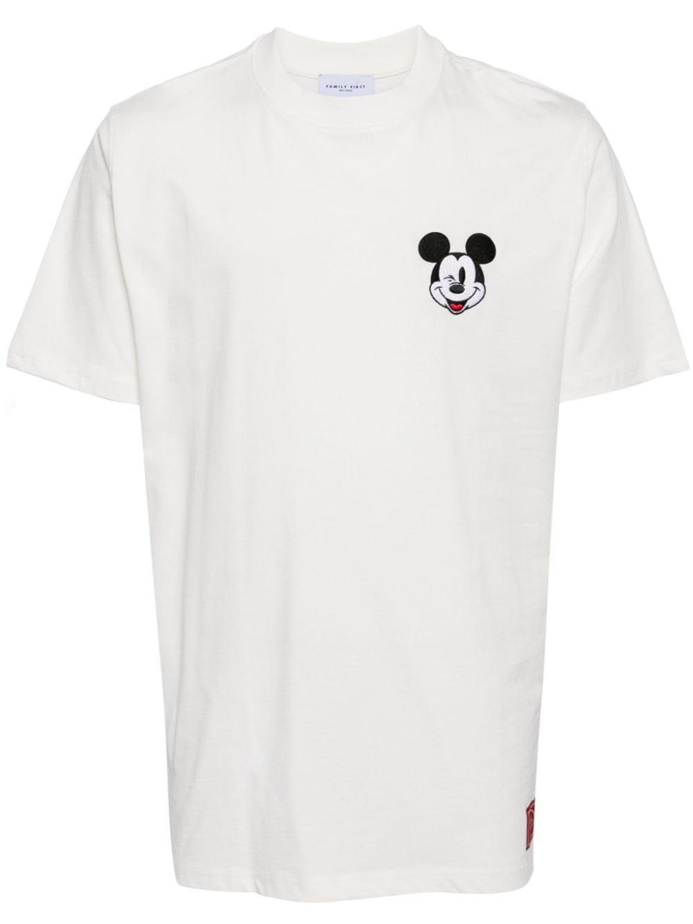 Family First T-Shirt mit Micky-Maus-Print - Weiß von Family First