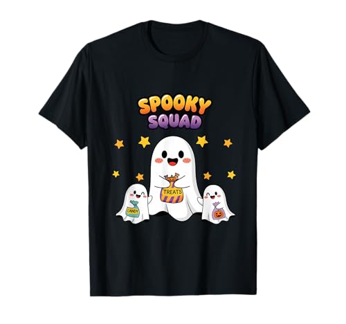Süßes Geister-Halloween-Familien-T-Shirt für Kinder und Erwachsene T-Shirt von Family Friendly Halloween Tees