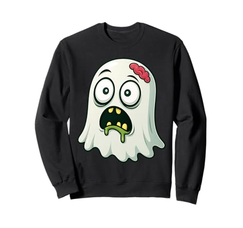 Monster Face Halloween Passendes Kostüm Geist Herren Damen Kind Sweatshirt von Family Halloween Group Ideas Boys Girls Men Women