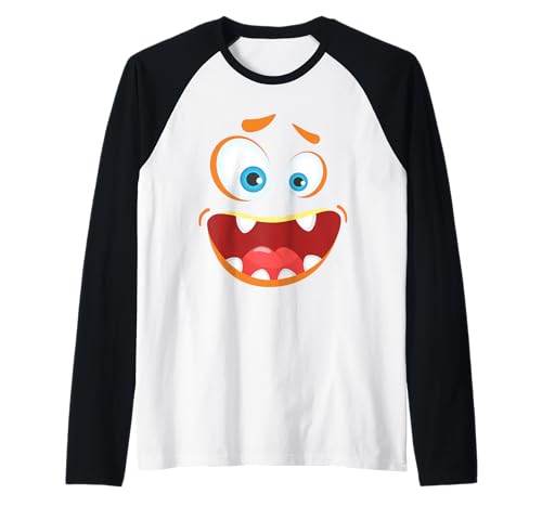 Monster Face Halloween Passendes Kostüm Zombie Herren Jungen Kind Raglan Monster Face Halloween Passendes Kostüm Zombie Herren Jungen Kind Raglan von Family Halloween Group Ideas Boys Girls Men Women