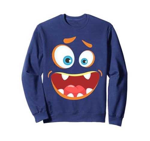 Monster Face Halloween Passendes Kostüm Zombie Herren Jungen Kind Sweatshirt Monster Face Halloween Passendes Kostüm Zombie Herren Jungen Kind Sweatshirt von Family Halloween Group Ideas Boys Girls Men Women