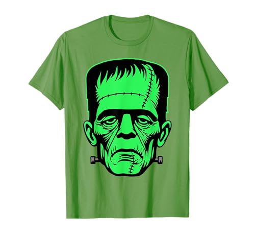 Monstergesicht Halloween Passendes Kostüm Frankenstein Junge Kind T-Shirt von Family Halloween Group Ideas Boys Girls Men Women