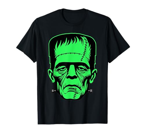 Monstergesicht Halloween Passendes Kostüm Frankenstein Junge Kind T-Shirt von Family Halloween Group Ideas Boys Girls Men Women