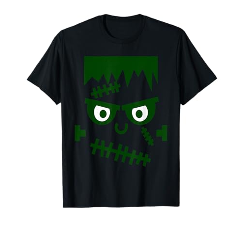 Monstergesicht Halloween Passendes Kostüm Frankenstein Junge Kind T-Shirt von Family Halloween Group Ideas Boys Girls Men Women
