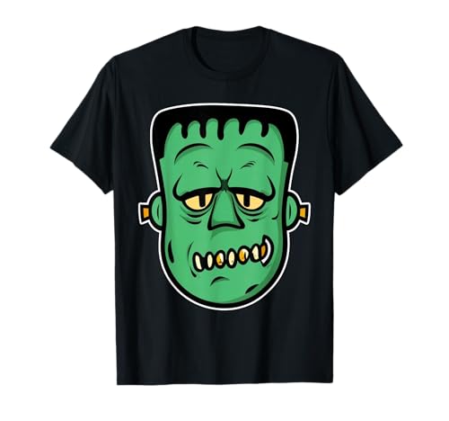 Monstergesicht Halloween Passendes Kostüm Frankenstein Junge Kind T-Shirt von Family Halloween Group Ideas Boys Girls Men Women