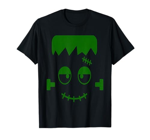 Monstergesicht Halloween Passendes Kostüm Frankenstein Junge Kind T-Shirt von Family Halloween Group Ideas Boys Girls Men Women